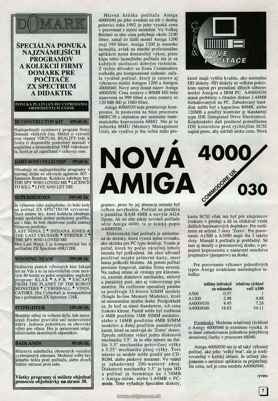 Nová Amiga 4000/030