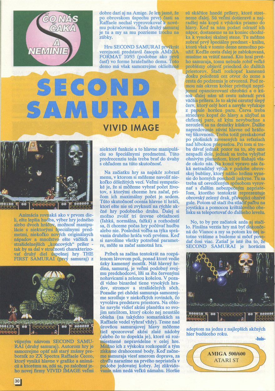 Second Samurai, Preview
