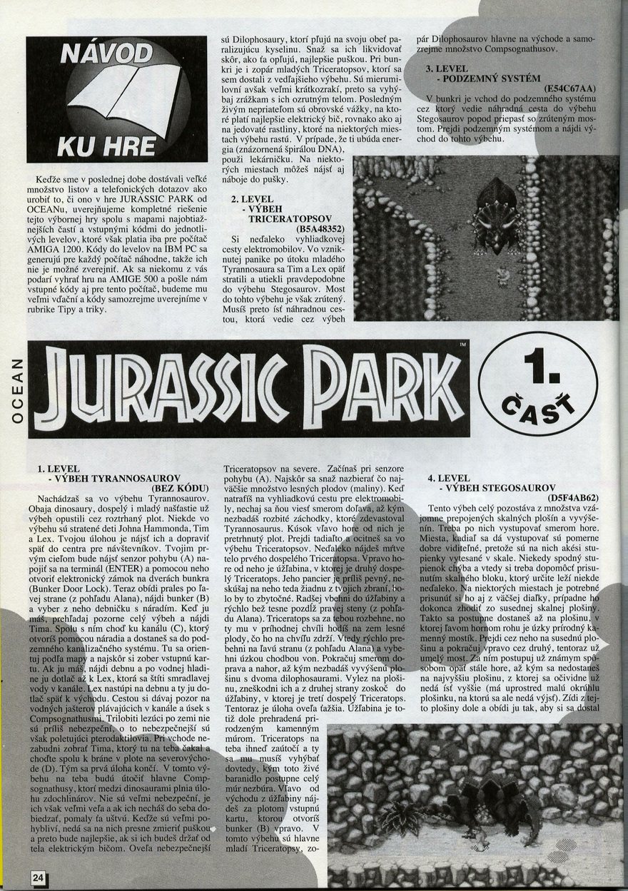 Jurassic Park, Návod (1)