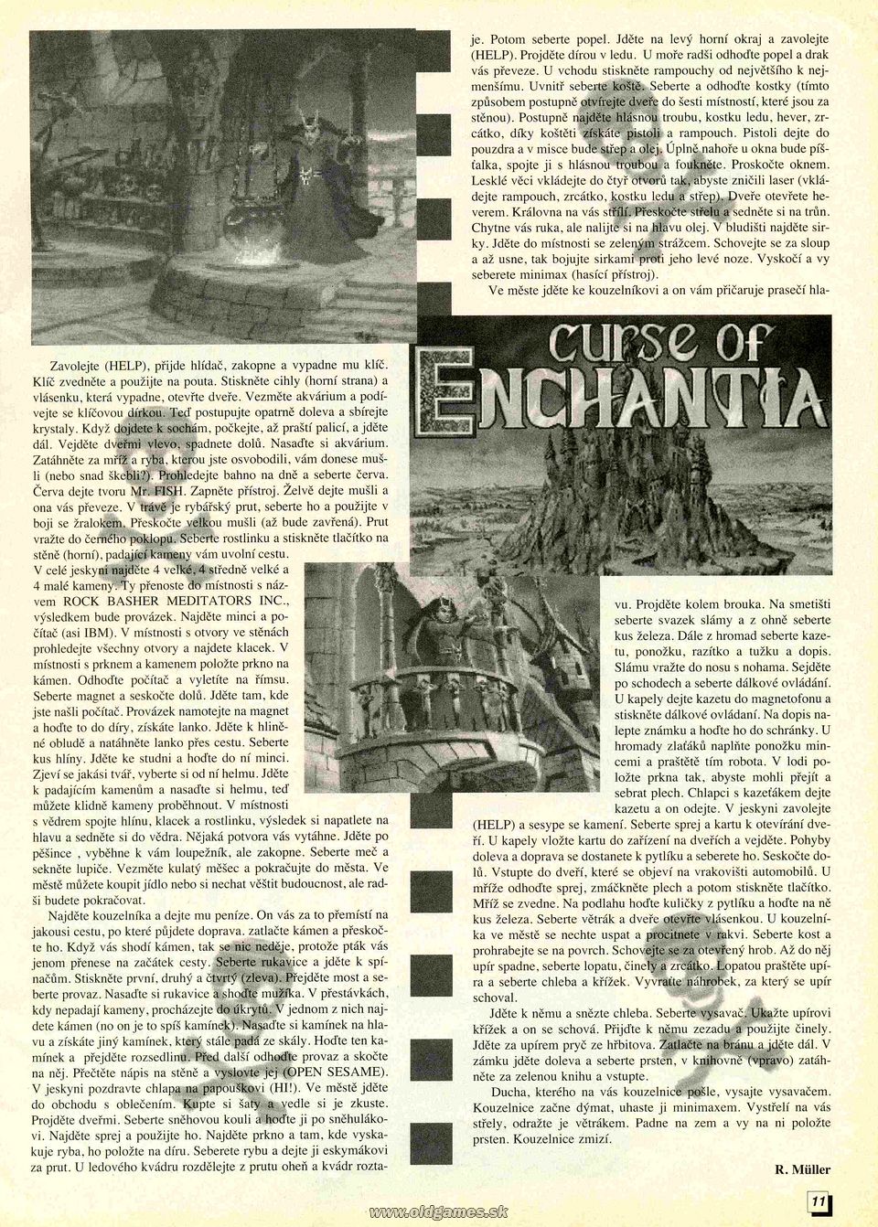 Curse of Enchantia, Návod