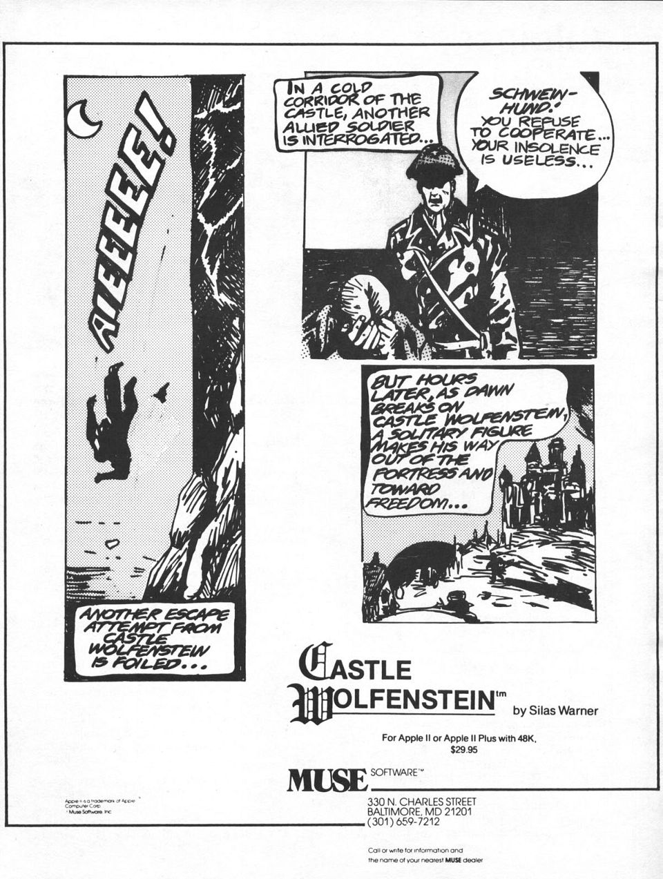 Advertisement: Castle Wolfenstein