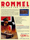 Ads: GDW - Rommel Battles for Tobruk