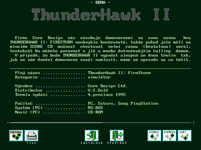 ThunderHawk II (Demo)