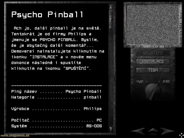Demo: Psycho Pinball