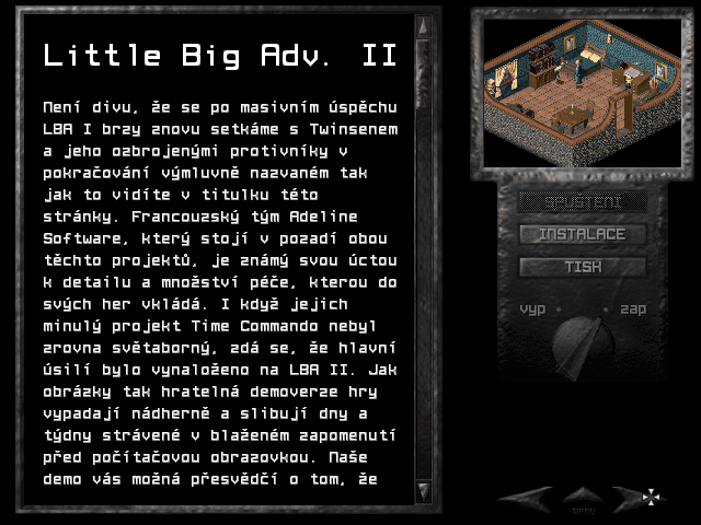 Demo: Little Big Adventure II