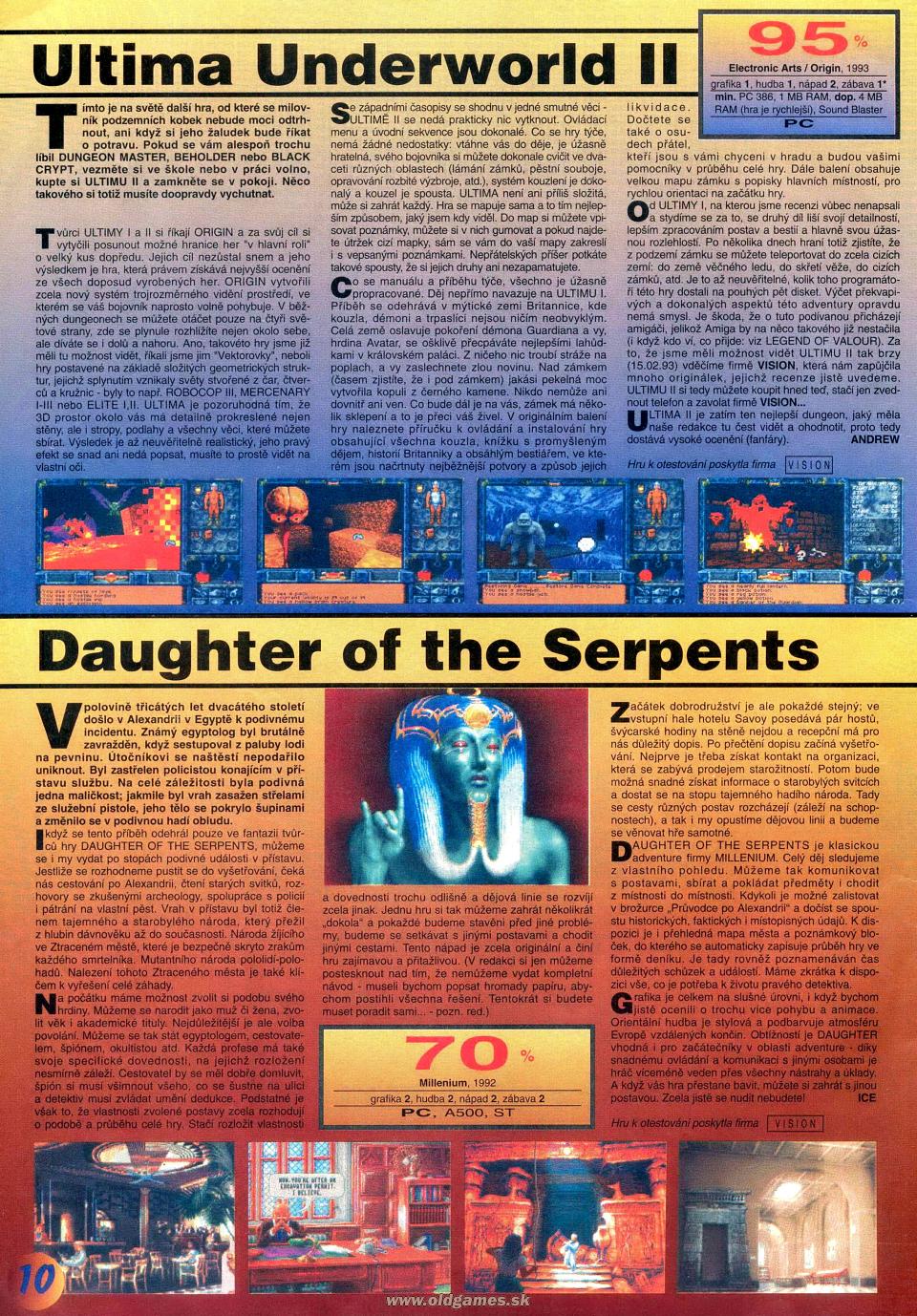 Ultima Underworld 2, Daughter of Serpents