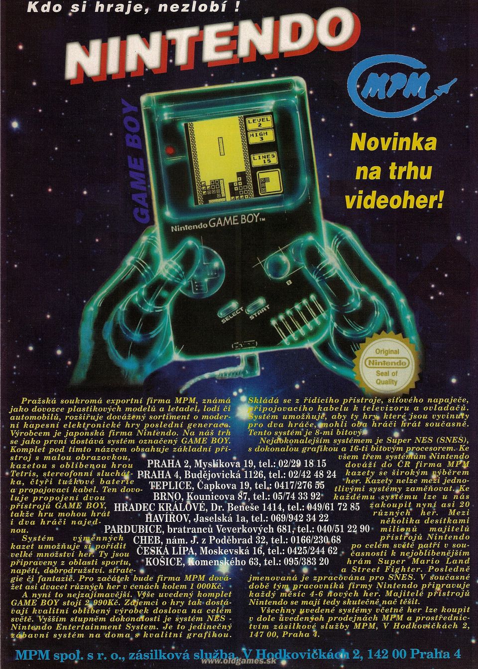 reklama - Nintendo Game Boy