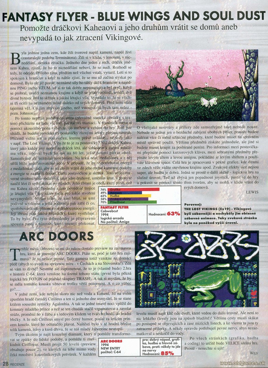 Fantasy Flyer, Arc Doors