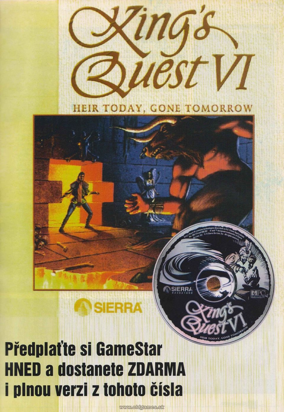 reklama - King's Quest VI