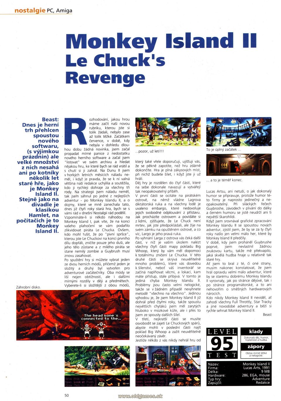 Nostalgie: Monkey Island II: Le Chuck's Revenge
