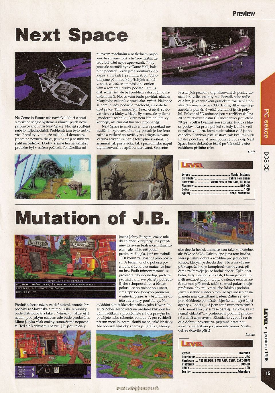 Preview: Next Space, Mutation of J.B.