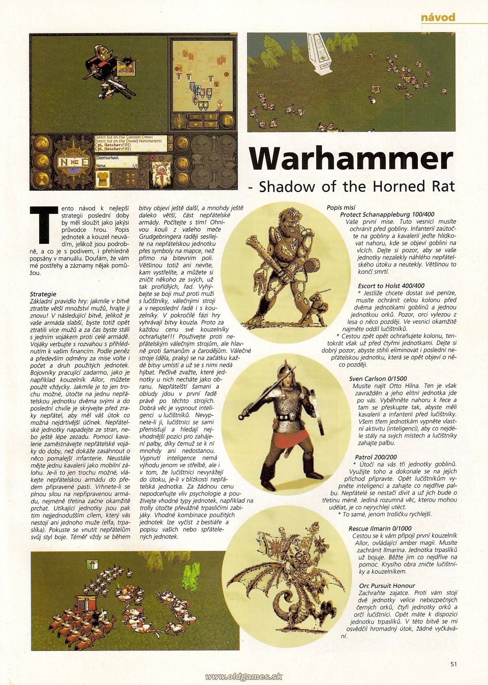 Warhammer: Shadow of the Horned Rat - Návod