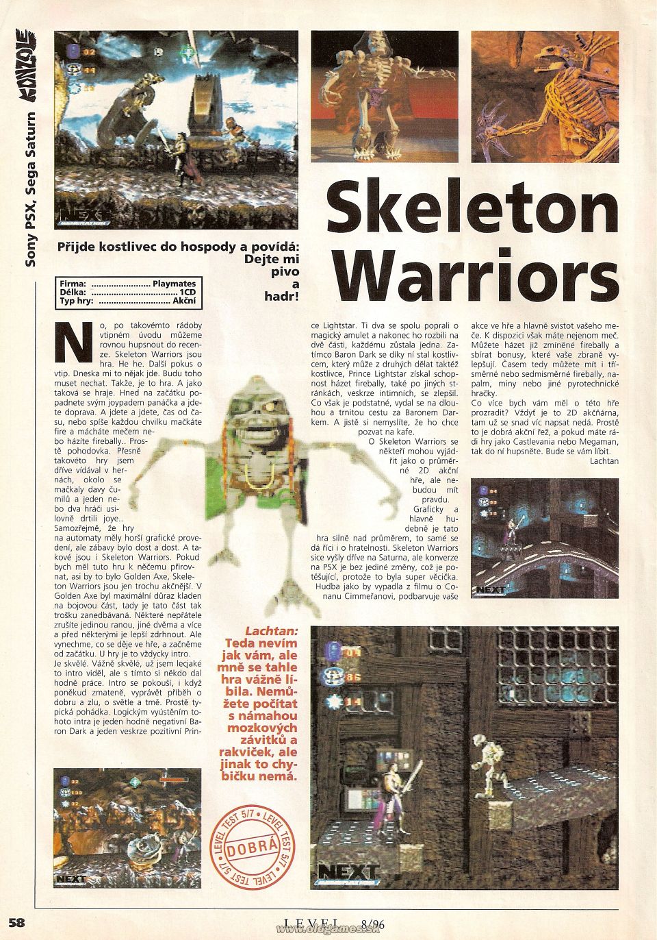 Skeleton Warriors - PSX