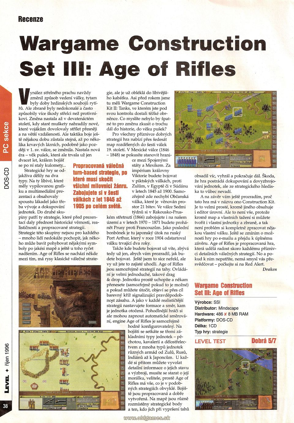 Wargame Contruction Set III: Age of Rifles