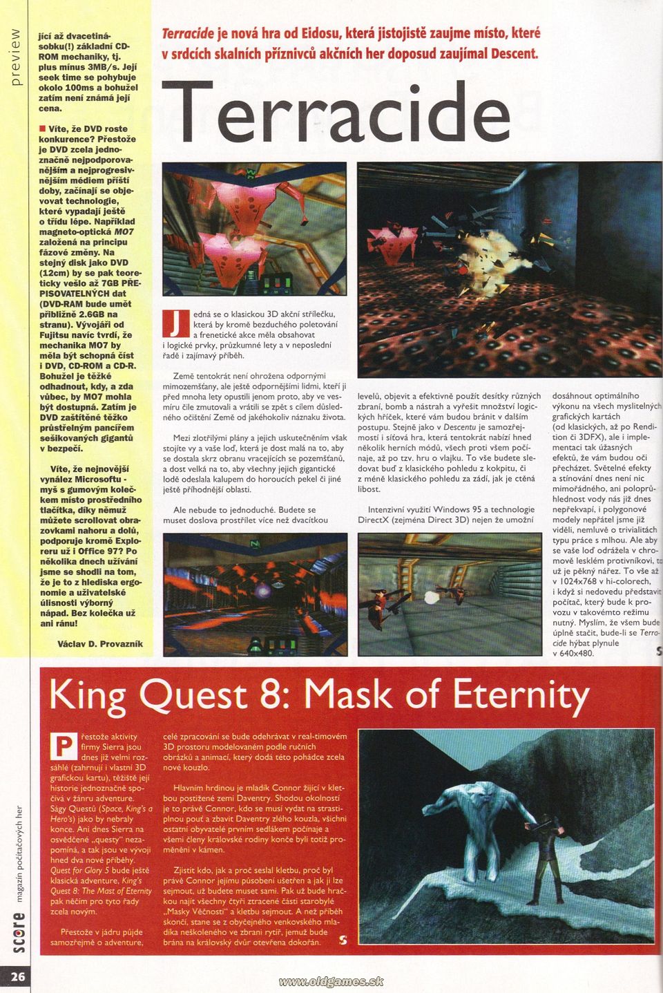 Preview: Terracide, King Quest 8