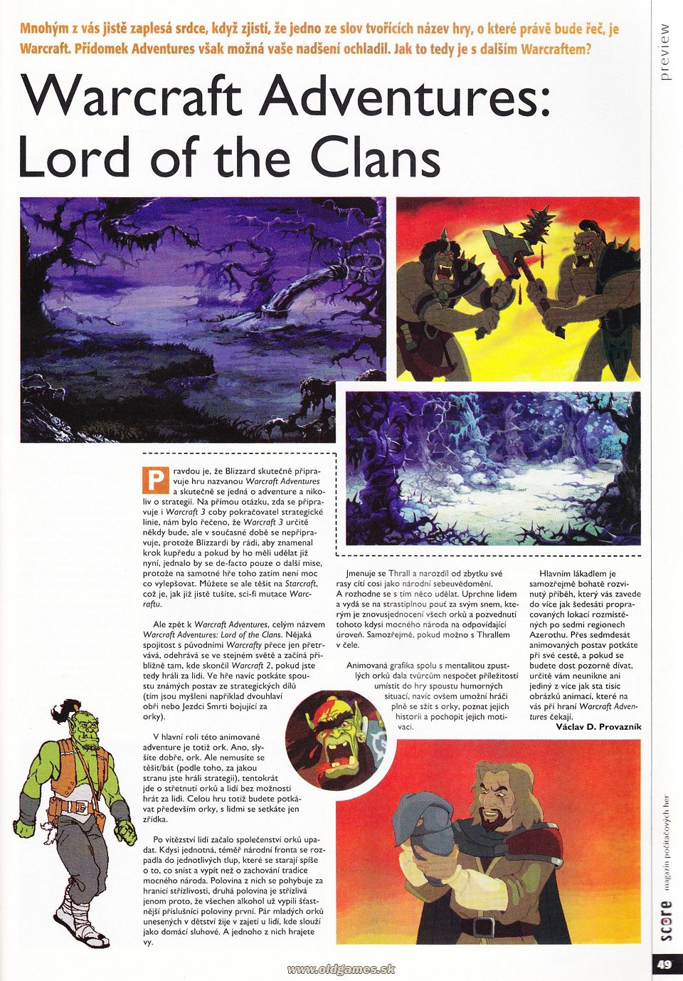 Preview: Warcraft Adventures: Lord of the Clans