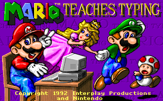Mario Teaches Typing - 