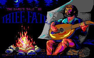 Bard's Tale 3: Thief of Fate - PC DOS, Title