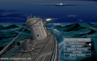 Das Boot: German U-Boat Simulation - PC DOS