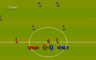 Sensible Soccer - DOS, Spain vs. Italy