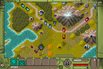 Battle Isle 2 (Battle Isle 2200) - Gameplay - Attack recon
