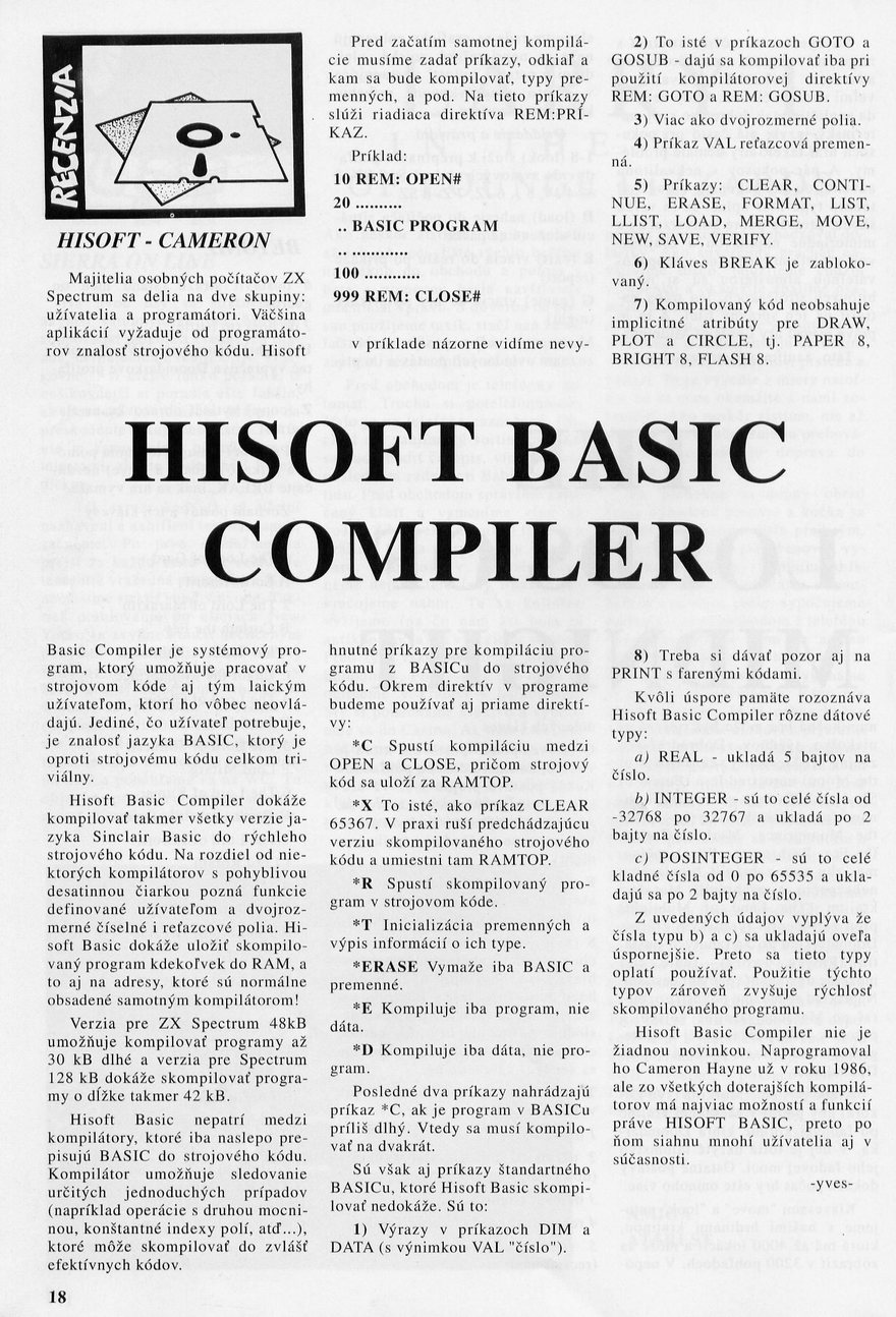 Hisoft Basic Compiler
