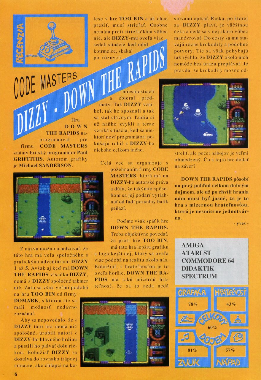 Dizzy - Down the Rapids