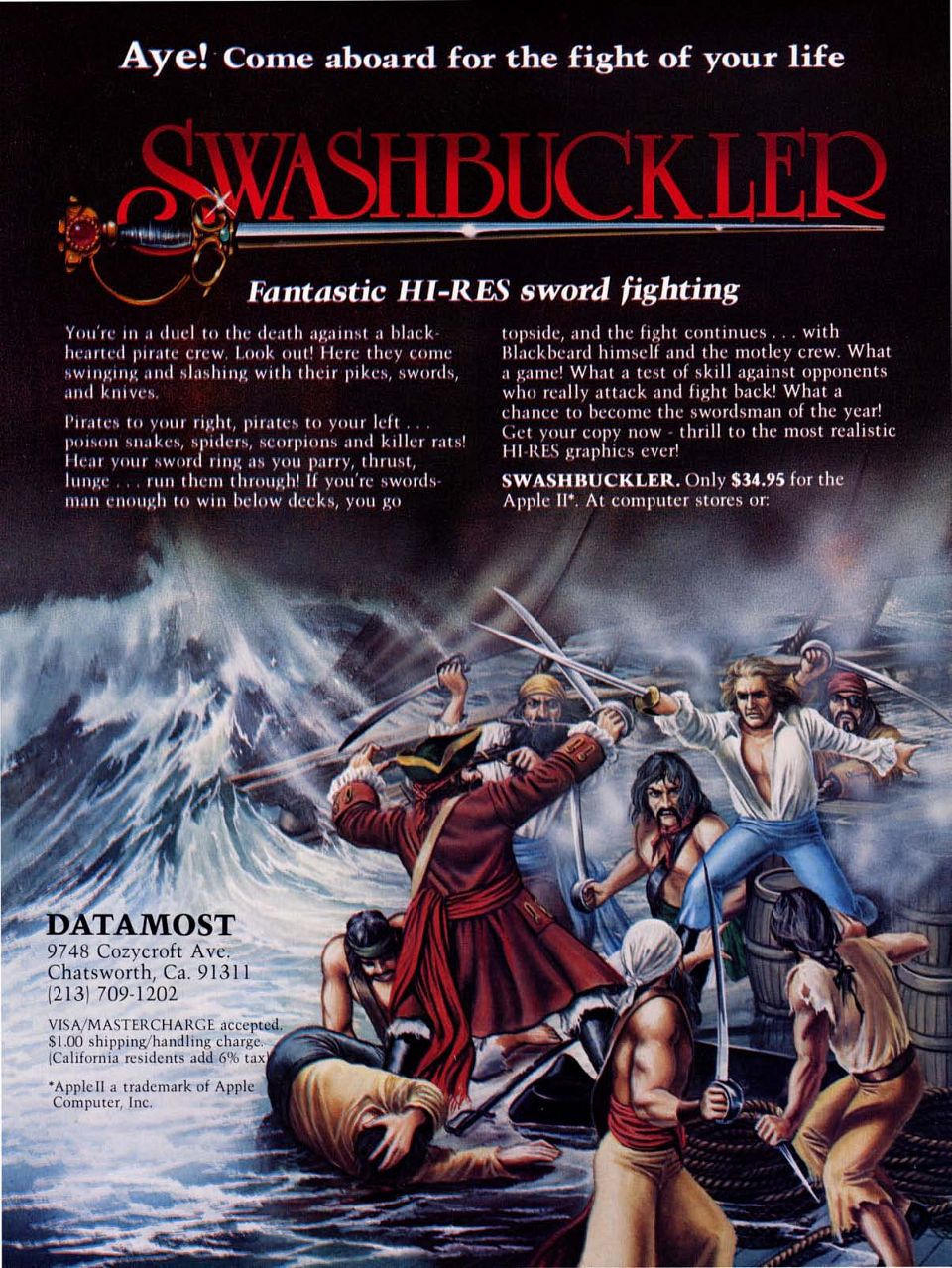 Advertisement: Swashbuckler