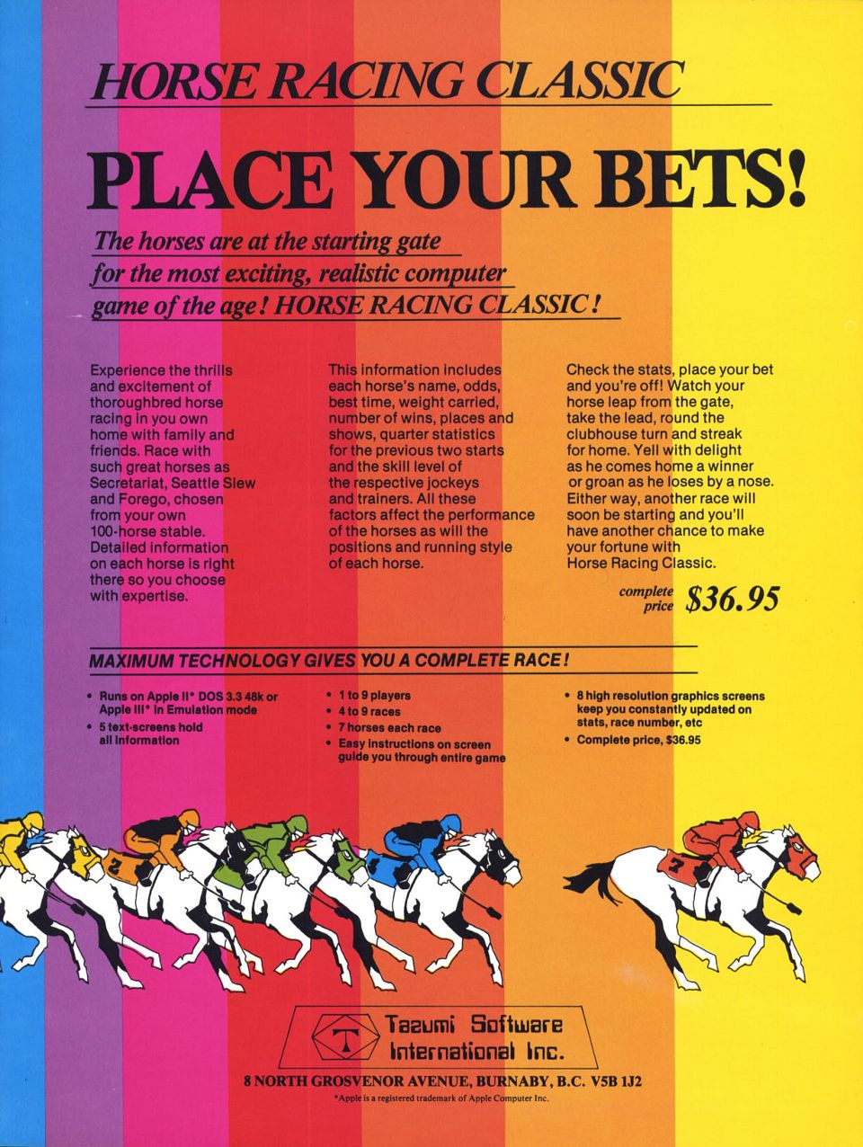 Advertisement: Horse Racing Classic