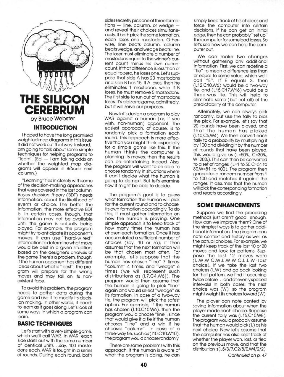 The Silicon Cerebrum
