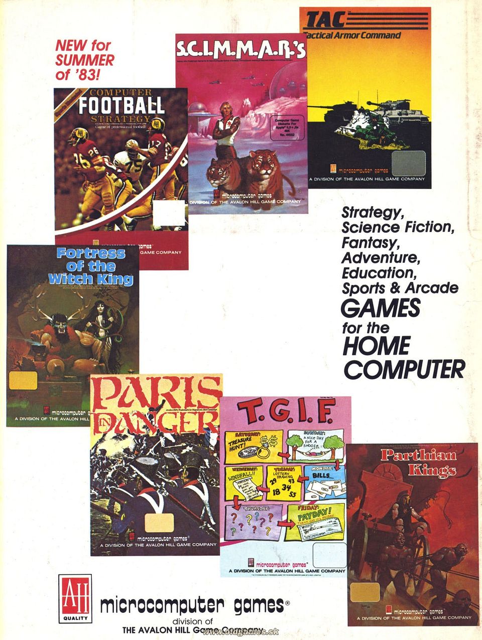 microcomputer games