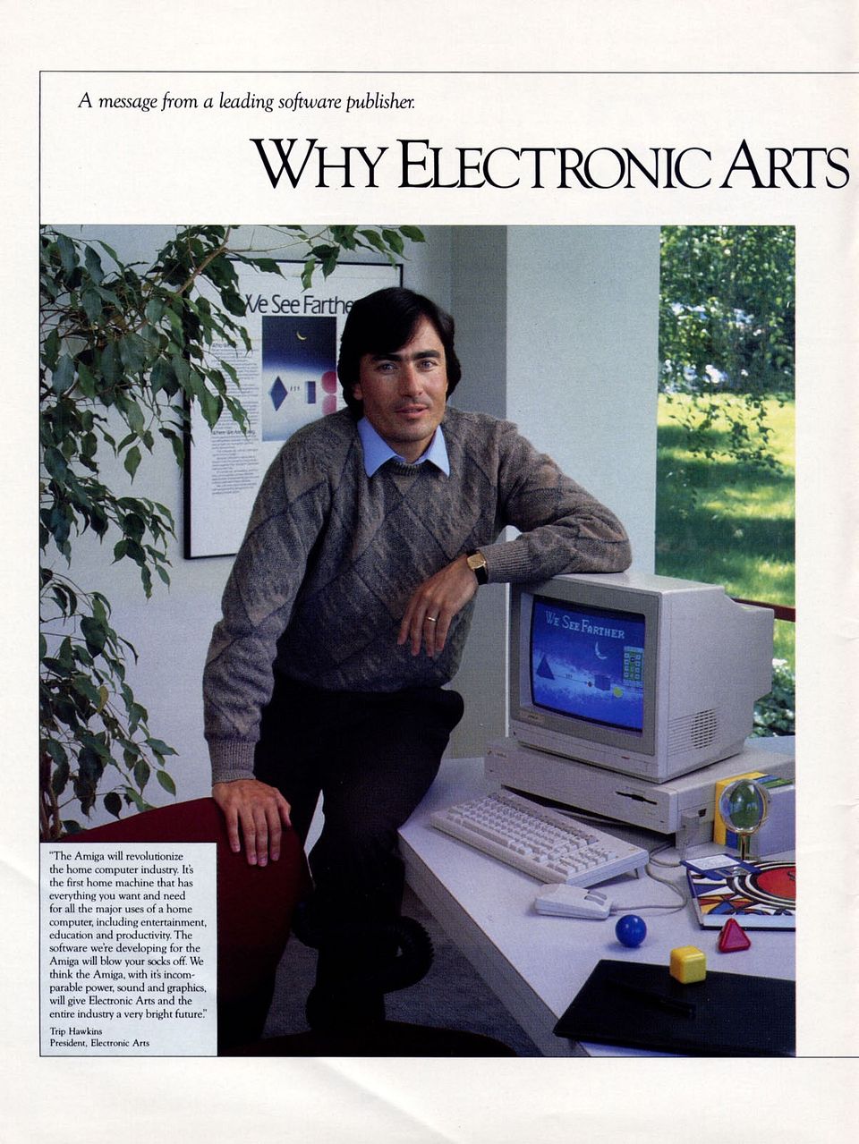 Why Electronic Arts Committed To The Amiga