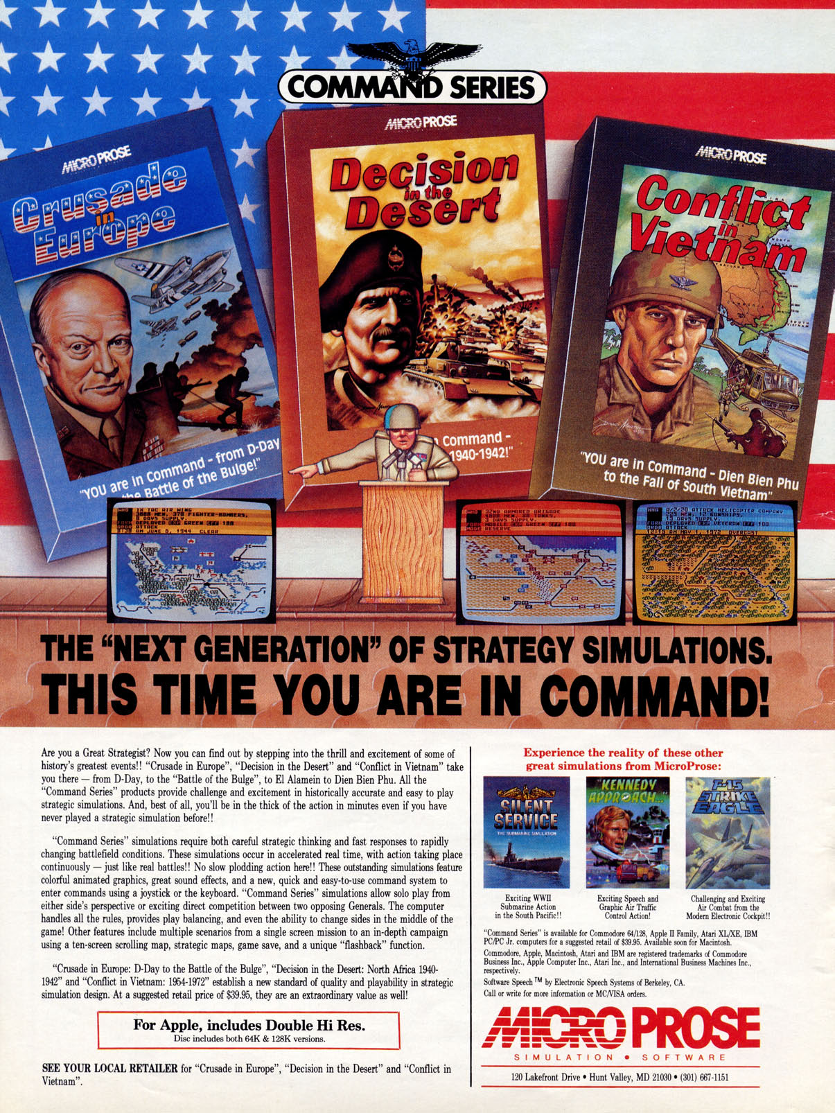 Ads: Microprose - Command Series