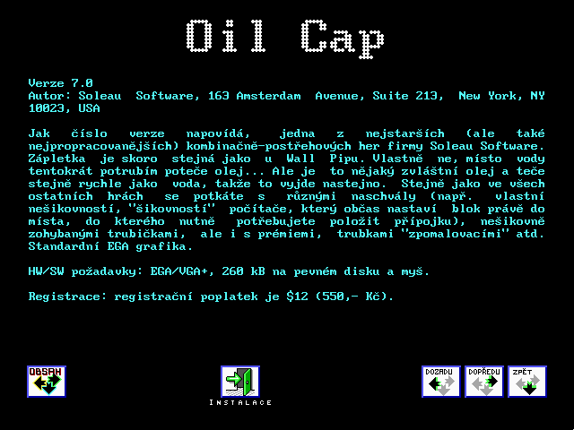 Oil Cap - Shareware v7.0