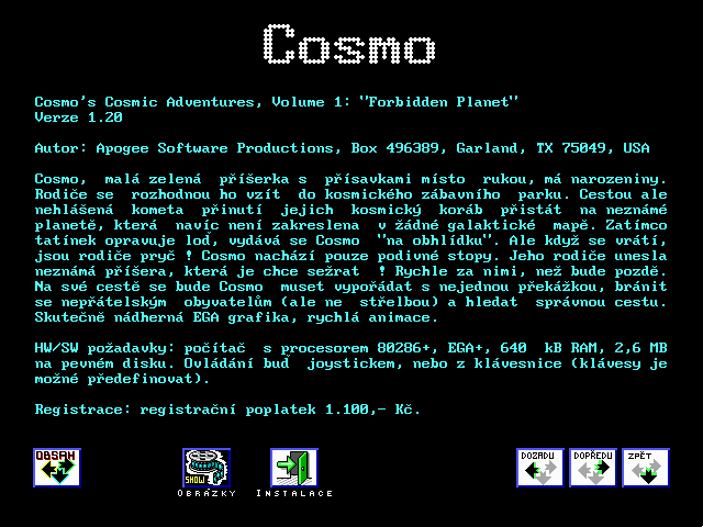 Cosmo - Shareware v1.20