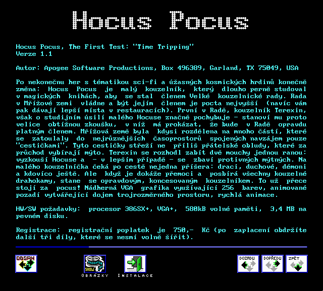 Hocus Pocus - Shareware 1.1