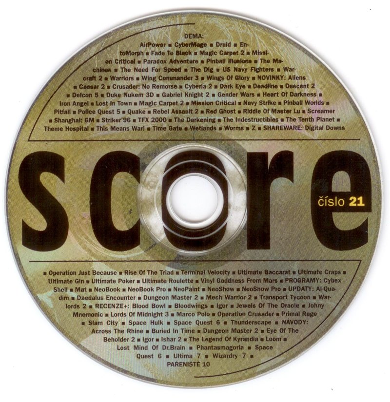 Score CD 21