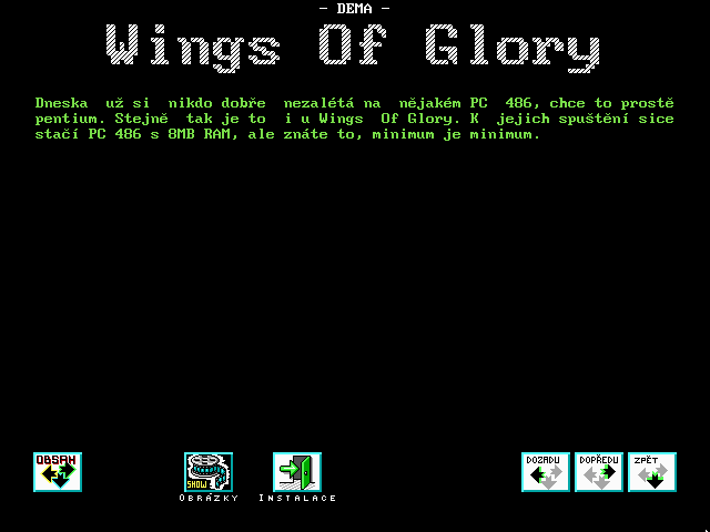 Wings of Glory - Demo