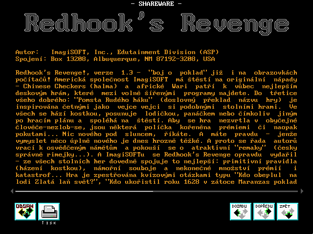 Redhook's Revenge v1.3 (Shareware)