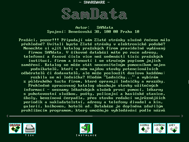Samdata (Shareware)