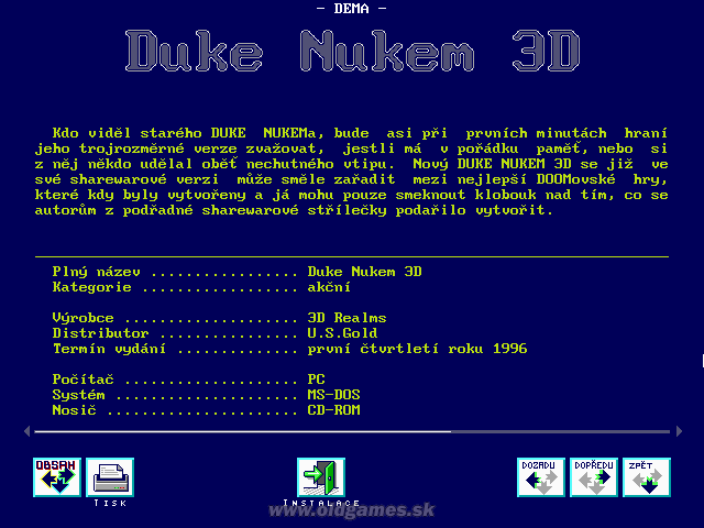 Demo: Duke Nukem 3D