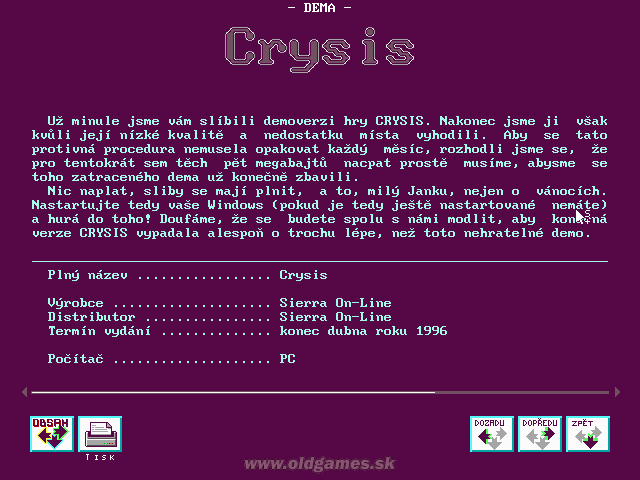 Demo: Crysis
