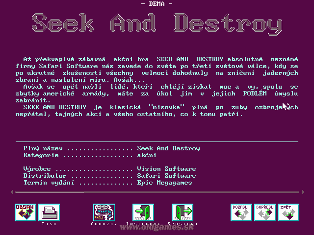 Demo: Seek and Destroy