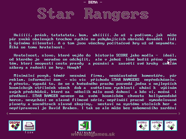 Demo: Star Rangers