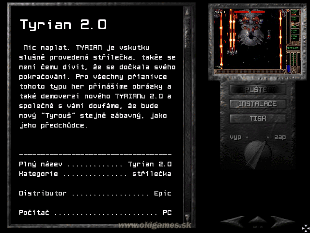 Demo: Tyrian 2.0