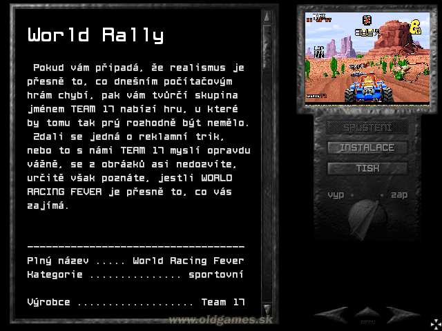 Demo: World Rally Fever