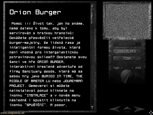 Demo: Orion Burger
