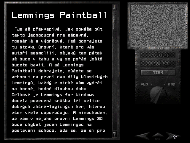Demo: Lemmings Paintball
