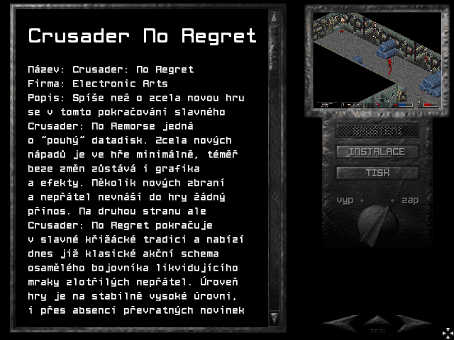 Demo: Crusader No Regret