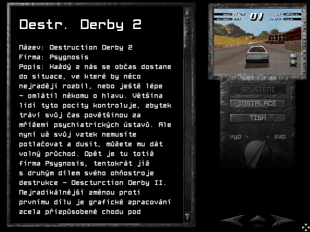 Demo: Destruction Derby 2